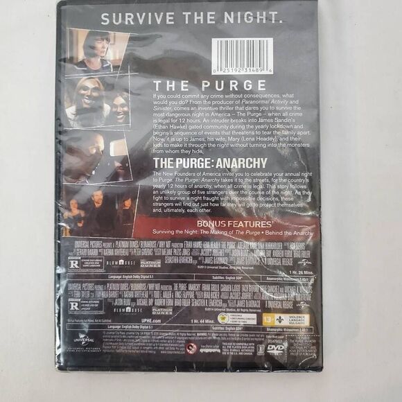 The Purge | The Purge: Anarchy Double Feature [DVD] - Picture 2 of 2